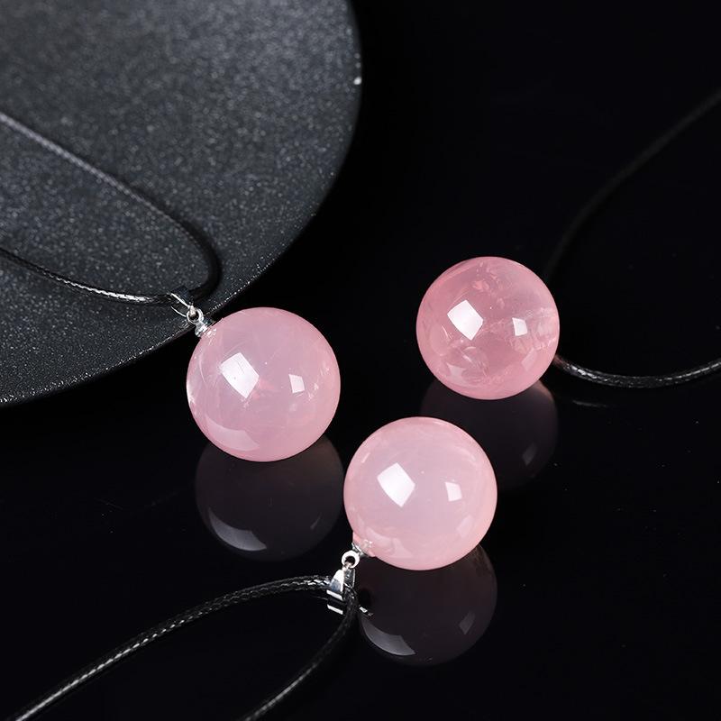 Natural Rose Quartz Crystal Pendant – Heart Healing & Love Attraction Necklace