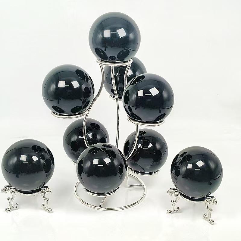 Golden Obsidian · Silver Obsidian · Black Obsidian Multi-Energy Crystal Spheres — A Natural Gemstone Collection Uniting Protection, Balance & Strength