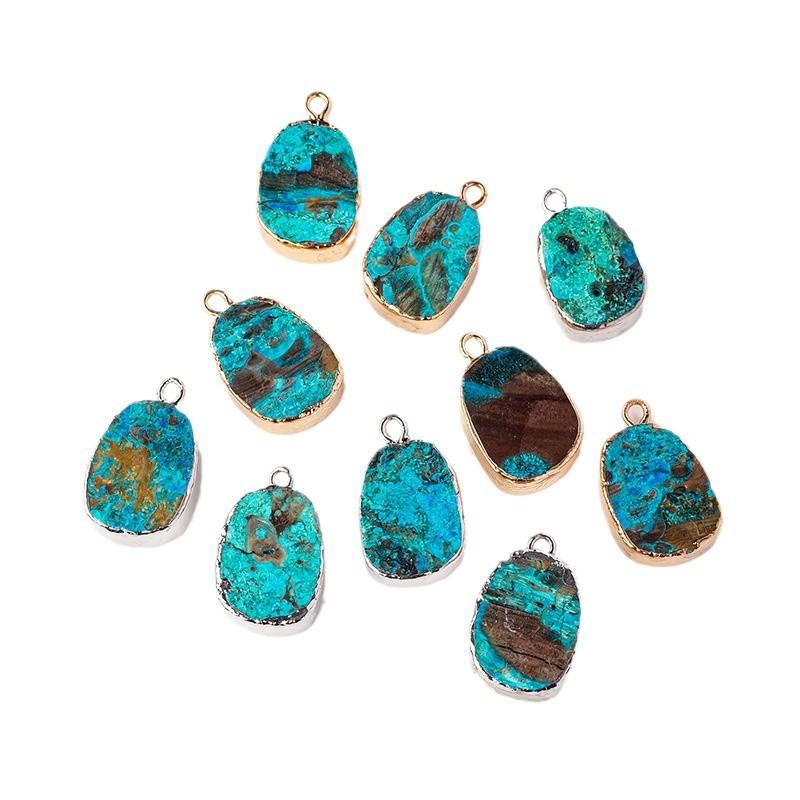 Natural Blue Apatite Pendant Necklace – Genuine Healing Crystal Jewelry, Handcrafted Gemstone Necklace for Women and Men, Stylish Spiritual Jewelry for Everyday Wear and Special Occasions