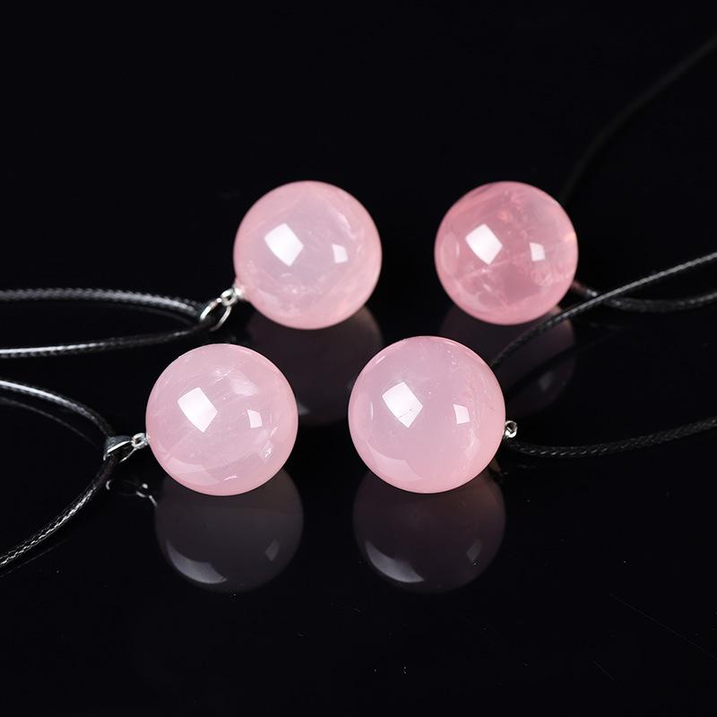Natural Rose Quartz Crystal Pendant – Heart Healing & Love Attraction Necklace