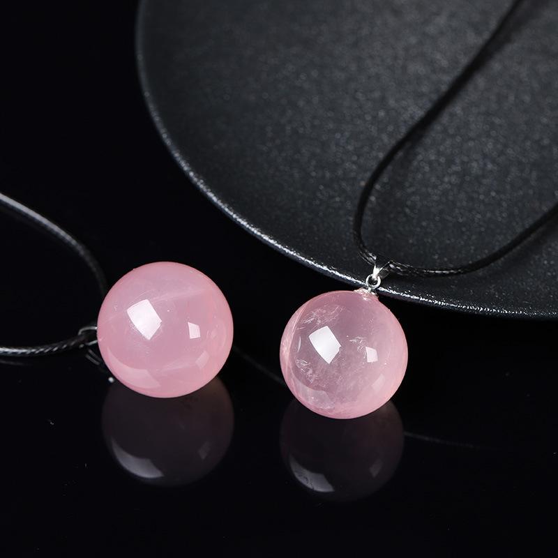 Natural Rose Quartz Crystal Pendant – Heart Healing & Love Attraction Necklace