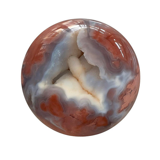 Natural Pink Sakura Agate Sphere